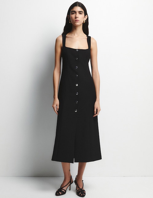 Vestido midi casual Sfera para mujer