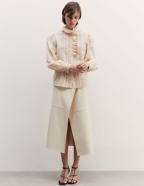 Blusa Sfera manga larga para mujer