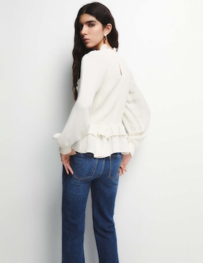 Camisa Sfera manga larga para mujer