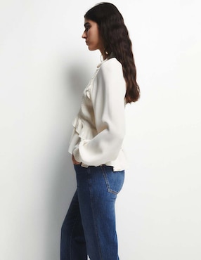 Camisa Sfera manga larga para mujer