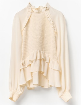Camisa Sfera manga larga para mujer