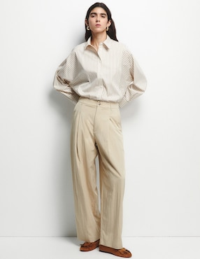 Pantalón chino Sfera amplio para mujer