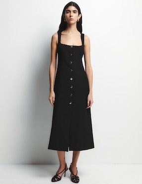 Vestido midi casual Sfera para mujer