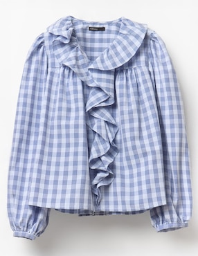 Camisa Sfera de algodón manga larga para mujer