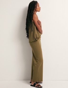 Pantalón relaxed Sfera flare para mujer
