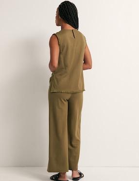 Pantalón relaxed Sfera flare para mujer