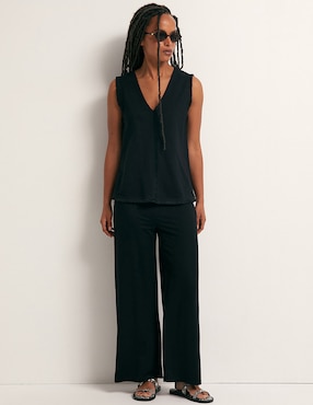 Pantalón relaxed Sfera flare para mujer