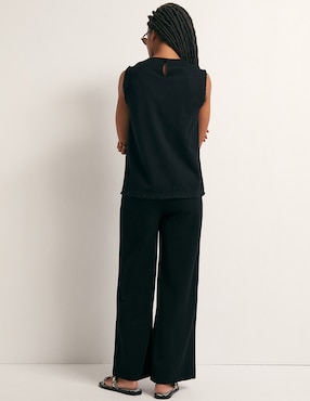 Pantalón relaxed Sfera flare para mujer