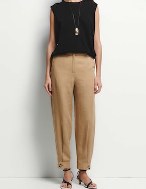 Pantalón capri Sfera slim para mujer