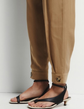 Pantalón capri Sfera slim para mujer