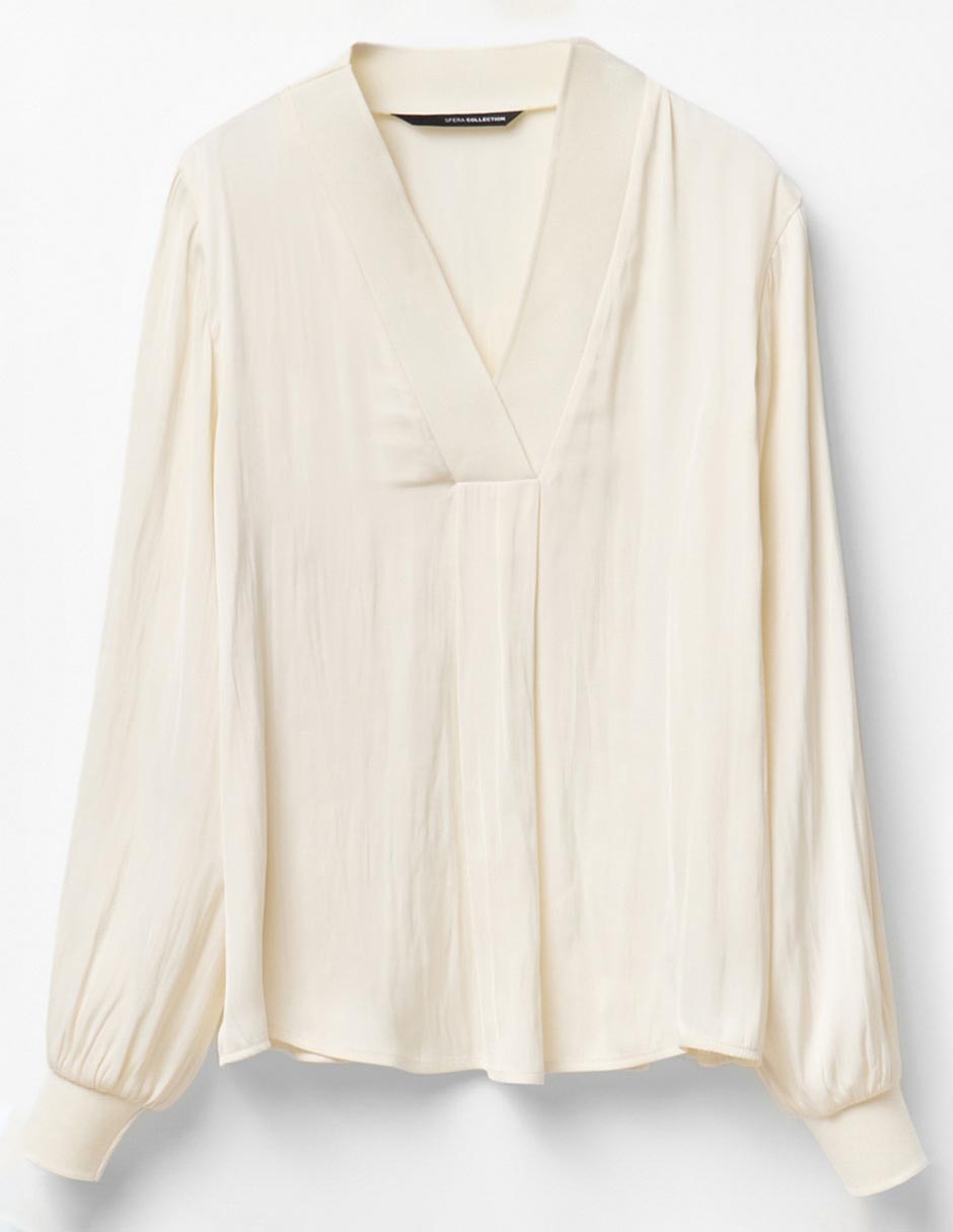 Blusa manga larga para mujer 5