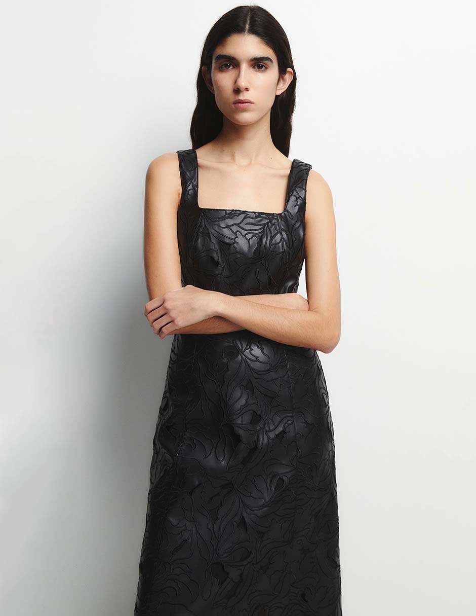 Vestido midi casual para mujer 4