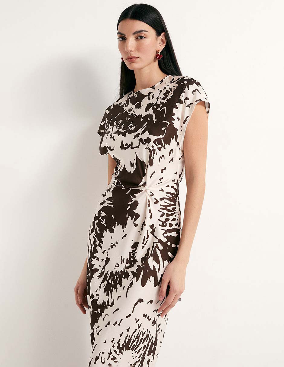 Vestido midi cocktail para mujer 4